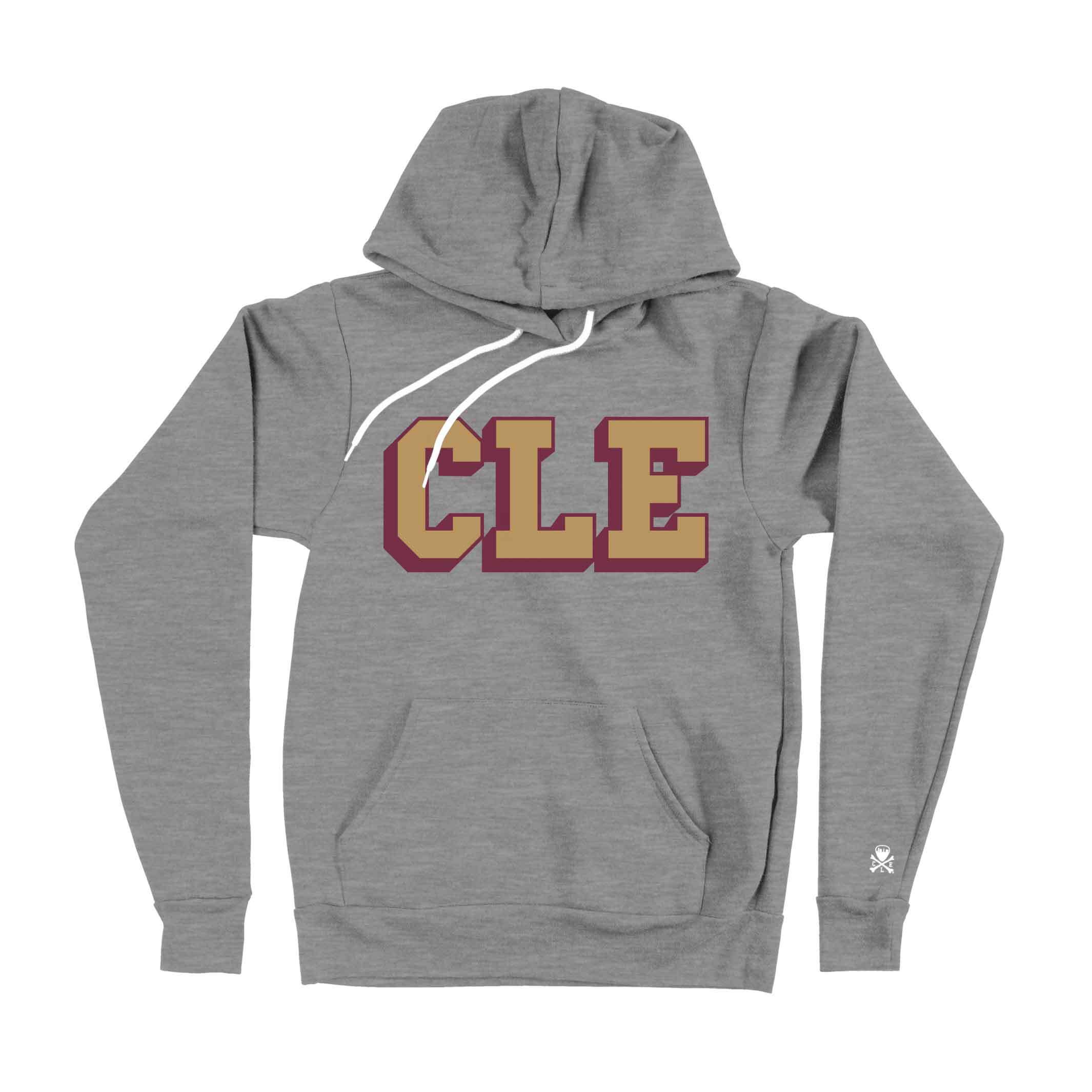 CLE College -Wine/Gold – Unisex Pullover Hoodie