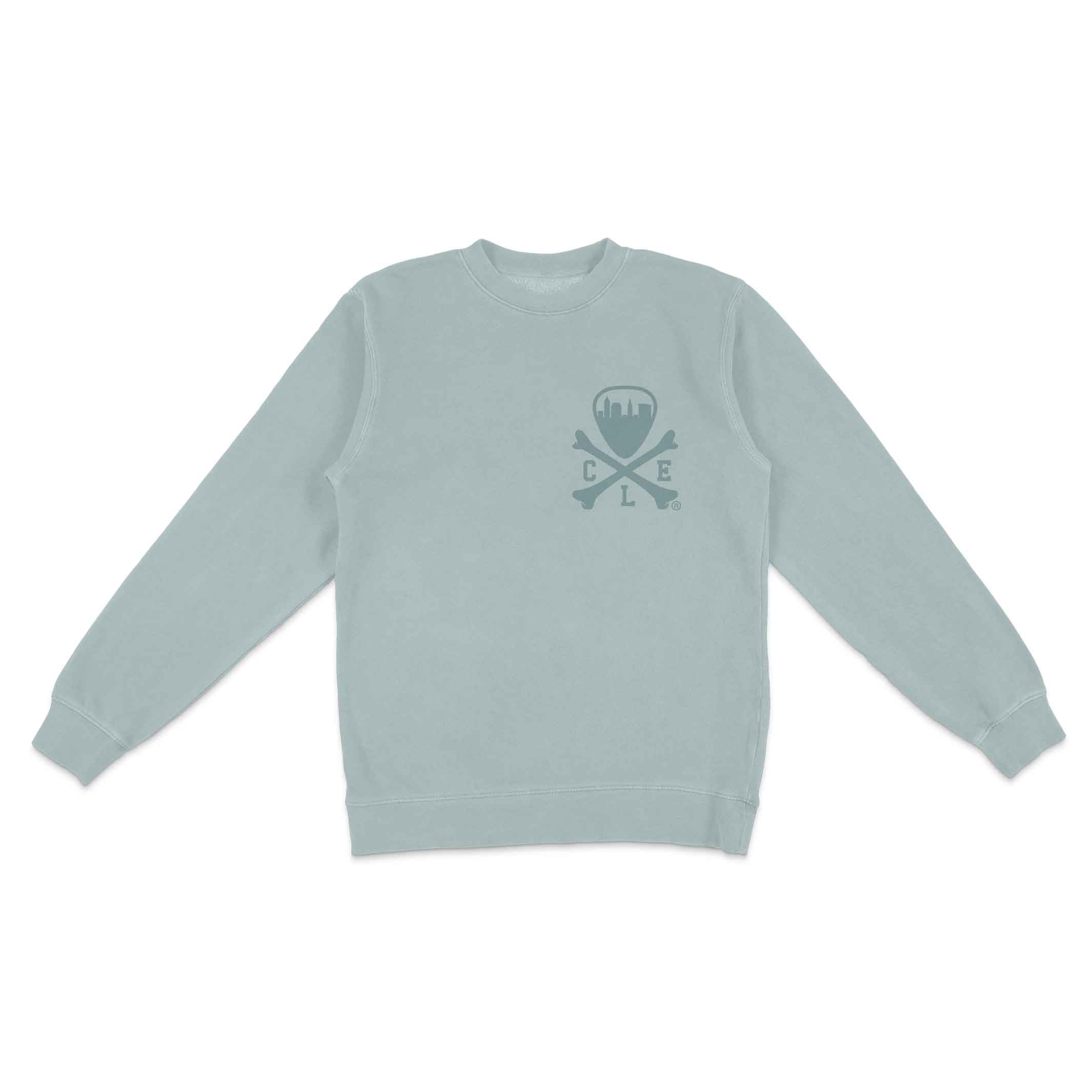 CLE Logo Unisex Crewneck Sweatshirt – Pigment Sage
