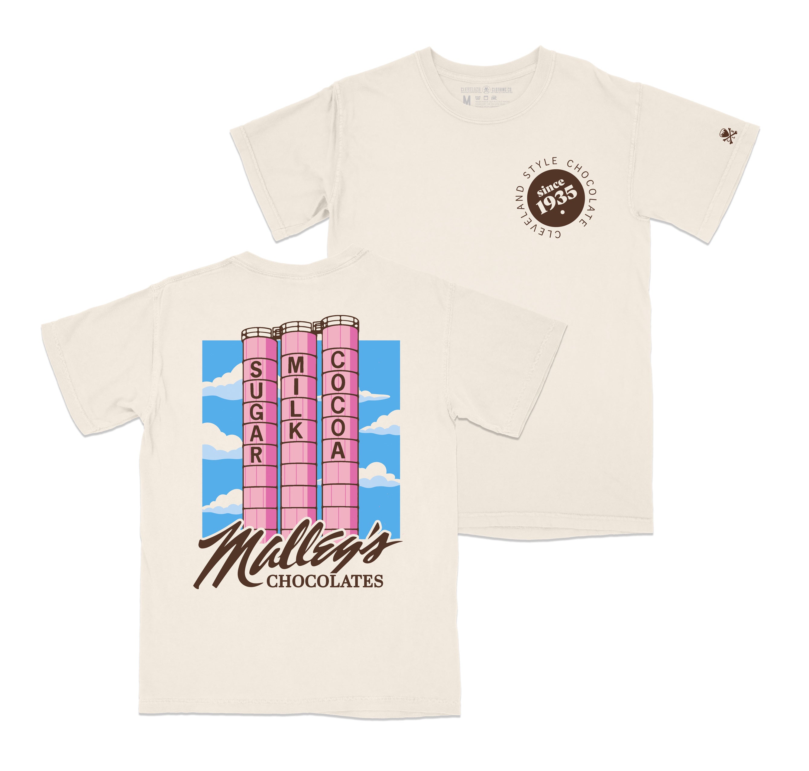 Malley’s Silos – 1935 Seal – Mens/Unisex Crew T-shirt